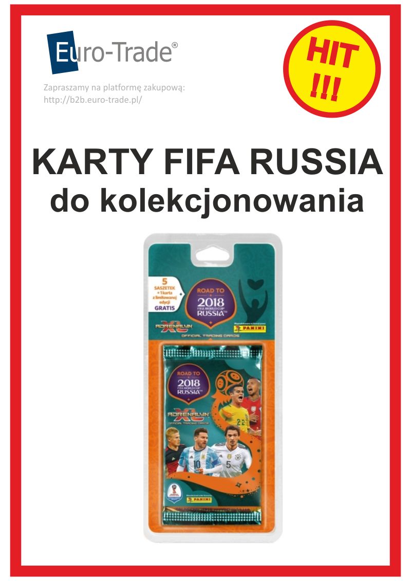 HIT karty kolekcjonerskie FIFA 2018 Rosja
