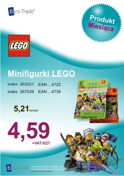 Produkt czerwca: Minifigurki Lego seria 3 i seria 4