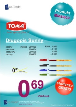 Produkt maja: długopis TOMA Sunny