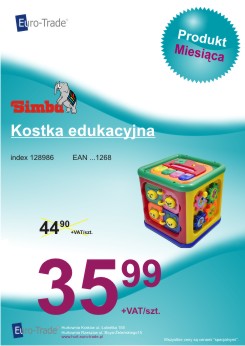 Produkt maja: kostka edukacyjna SIMBA