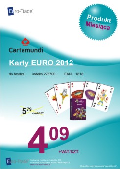 Produkt czerwca: Karty EURO 2012 - do brydża