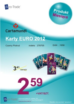 Produkt czerwca: Karty EURO 2012 - Czarny Piotruś