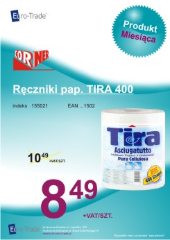 Produkt lipca: Ręcznik papierowy Tira 400