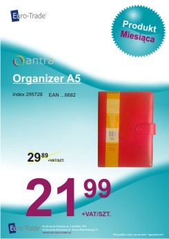 Produkt grudnia - ANTRA organizer A5