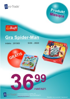 Produkt grudnia TREFL - gra Spider-Man + Puzzle 4w1 GRATIS