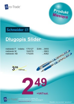 Produkt lutego - długopis Slider