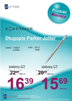 Produkt czerwca - PARKER długopis Jotter