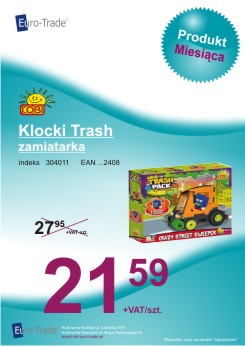 Produkt lipca: COBI Klocki Trash Pack - zamiatarka