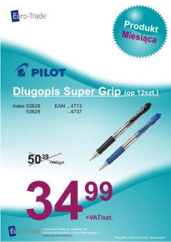 Produkt września - Długopis Pilot Supergrip