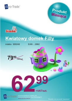 Produkt września - SIMBA kwiatowy domek Filly