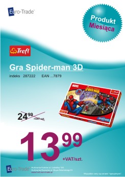 Produkt września - TREFL gra Spider-Man 3D