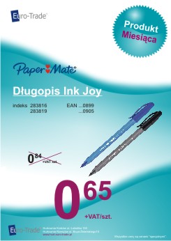 Produkt września - Długopis Papermate Ink Joy