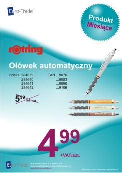 Produkt września - Rotring ołówek automatyczny