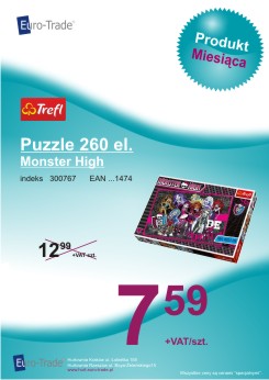 Produkt września - TREFL puzzle 260 el.