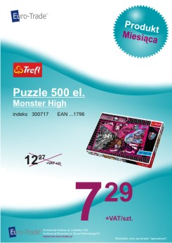 Produkt września - TREFL puzzle 500 el.