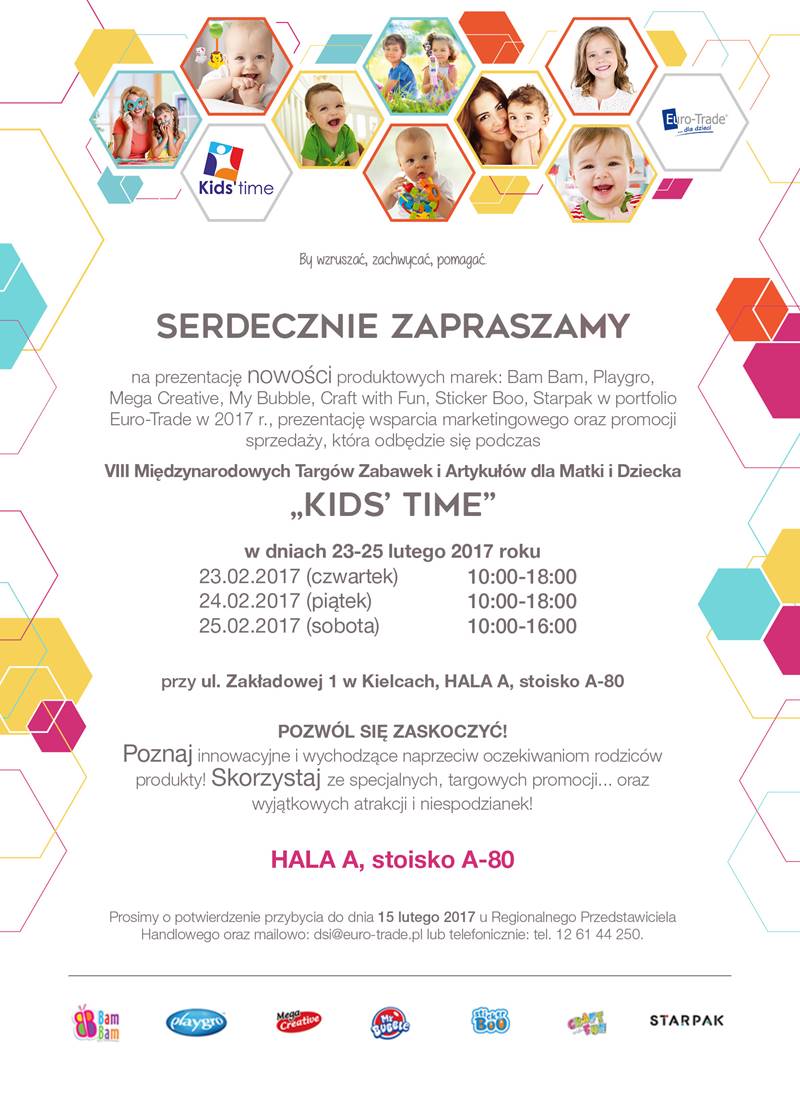 Kielce Kid's Time zaproszenie
